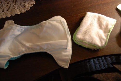 This is a great cloth diapering trick for overnights! No more paper diapers at night!