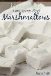 These homemade marshmallows not only don't have corn syrup in them - they're made with evaporated cane juice! So yummy - so easy to make!