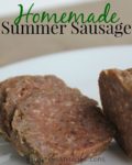 Homemade Summer Sausage