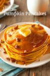 pumpkin pancakes that won't make you feel guilty!