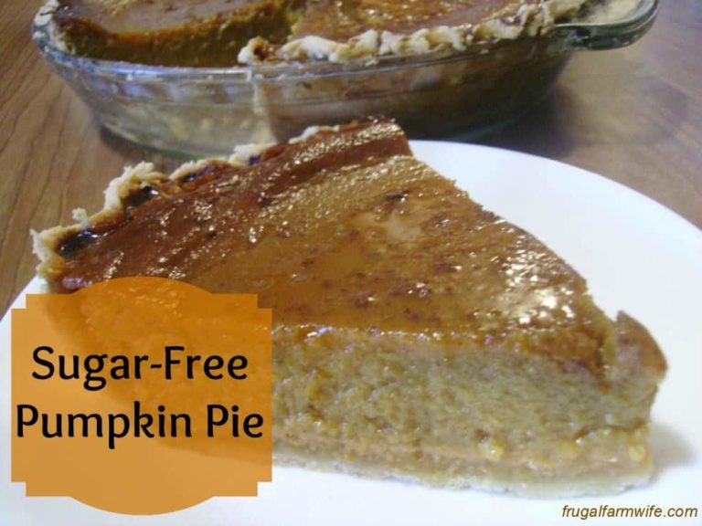 Sugar-Free Pumpkin Pie