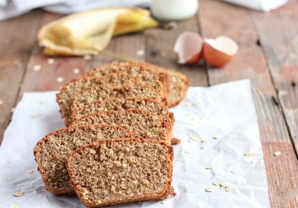 Flourless Oatmeal Banana Bread