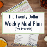 You CAN eat for $20 a week, and here's the meal plan to prove it!