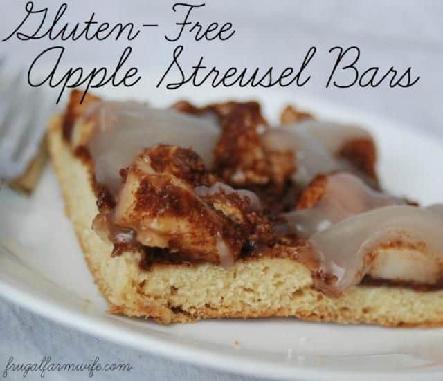 Gluten-Free Apple Struesel Bars