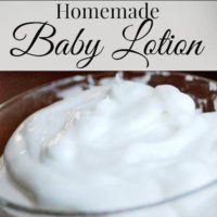 Homemade Baby Lotion