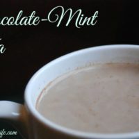 chocolate mint tea