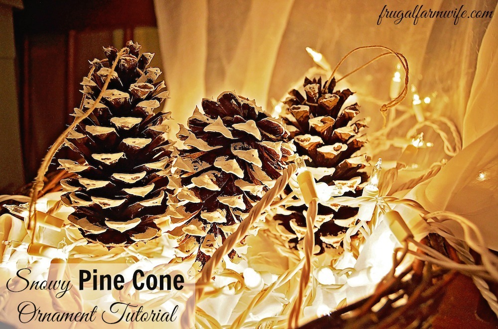 DIY Pinecone Ornament Tutorial