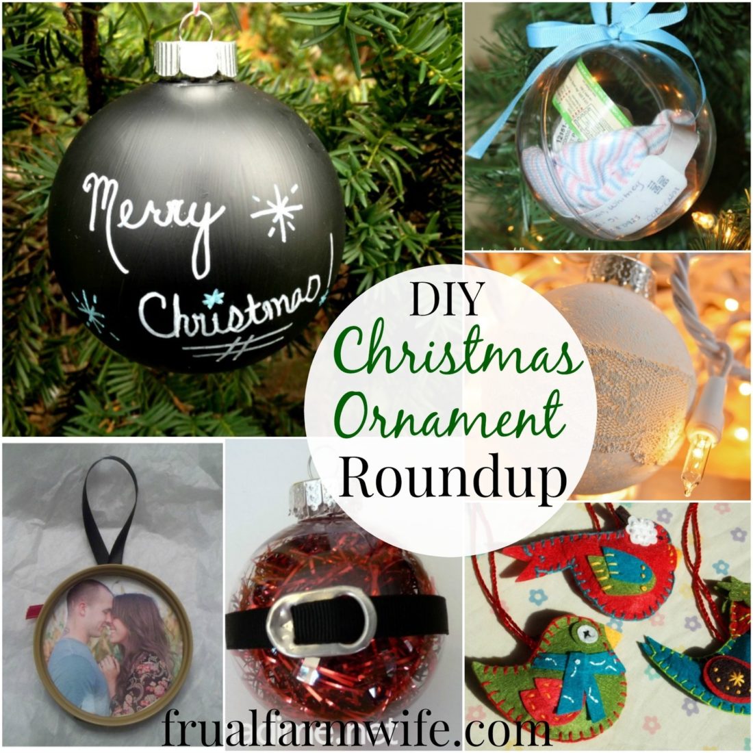 DIY Christmas Ornament Tutorial Roundup