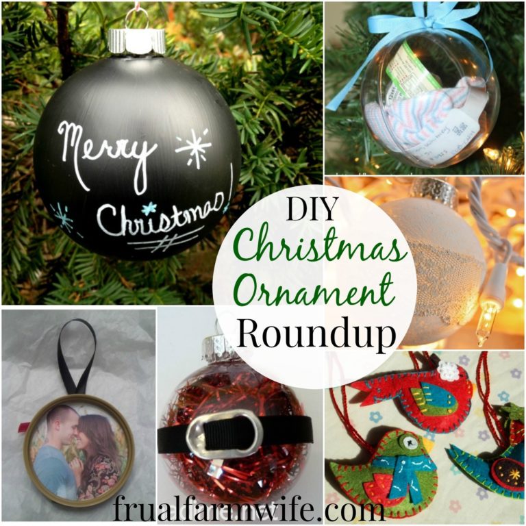 Simple DIY Christmas Ornament Roundup