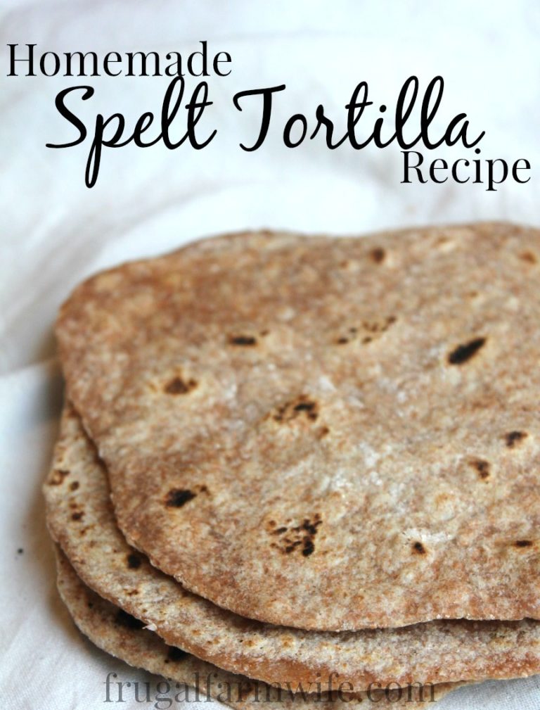 Spelt Tortilla Recipe