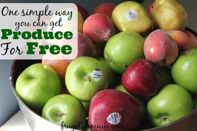 How To Get Free Produce – For Real!