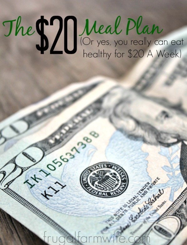 The $20 Meal Plan (Yes, You Really Can Eat Healthy For $20 A Week)