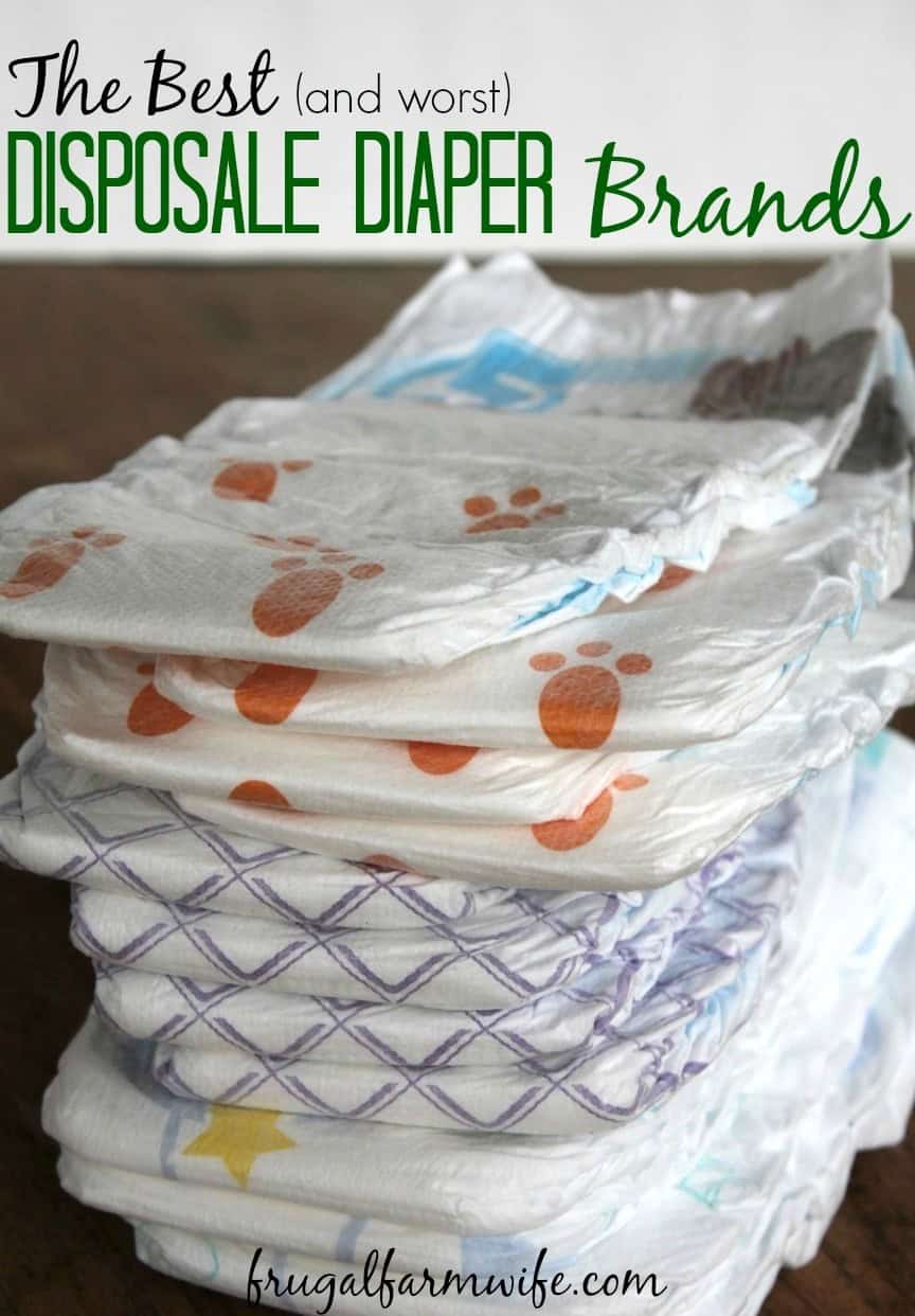 Best Disposable Diapers The Frugal Farm Wife