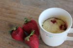 gluten free strawberry mug cake