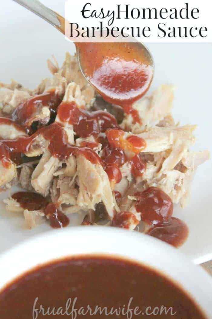 Easy Homemade Barbecue Sauce Frugal Farm Wife
