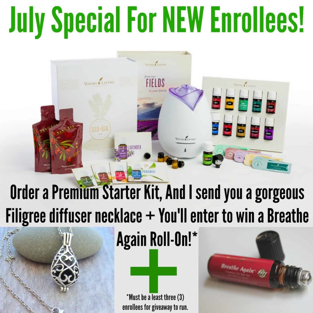 Awesome Promotional for New Young Living Enrollees!