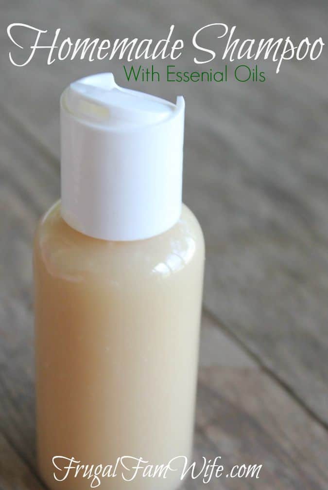 Homemade Shampoo With Essential Oils