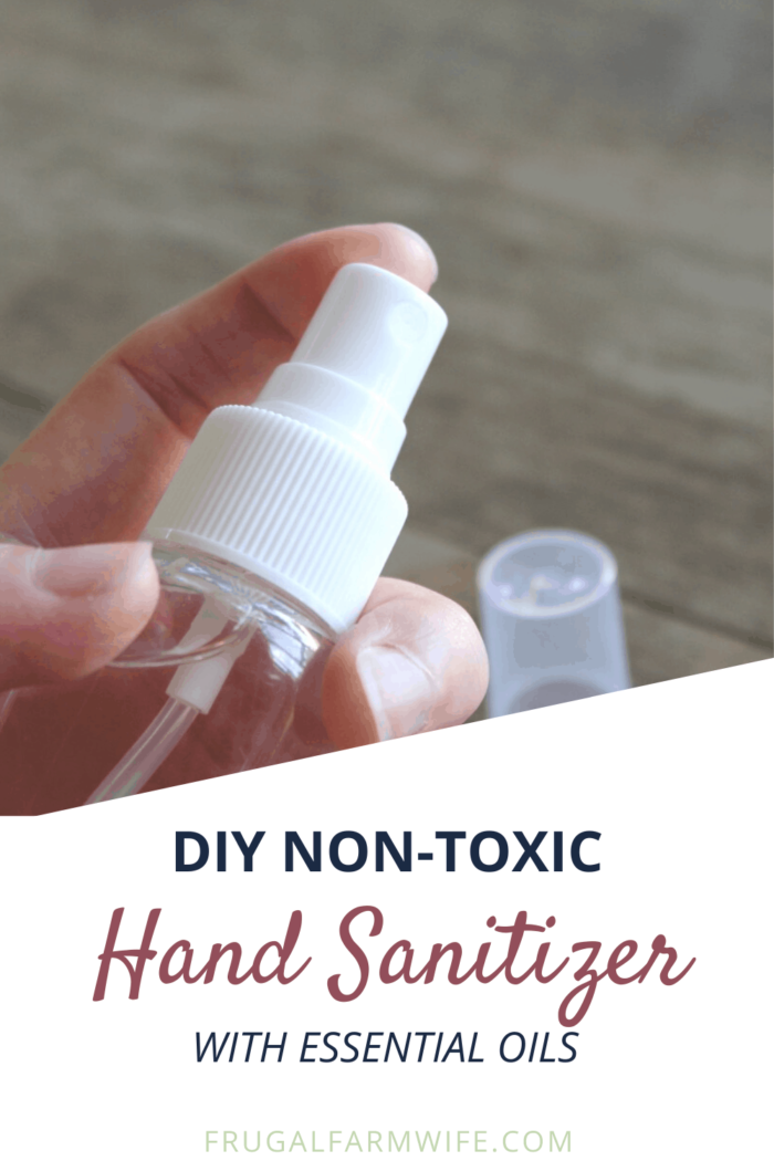 Everybody needs this right now! Make your own non-toxic hand sanitizer with ingredients you probably already have!