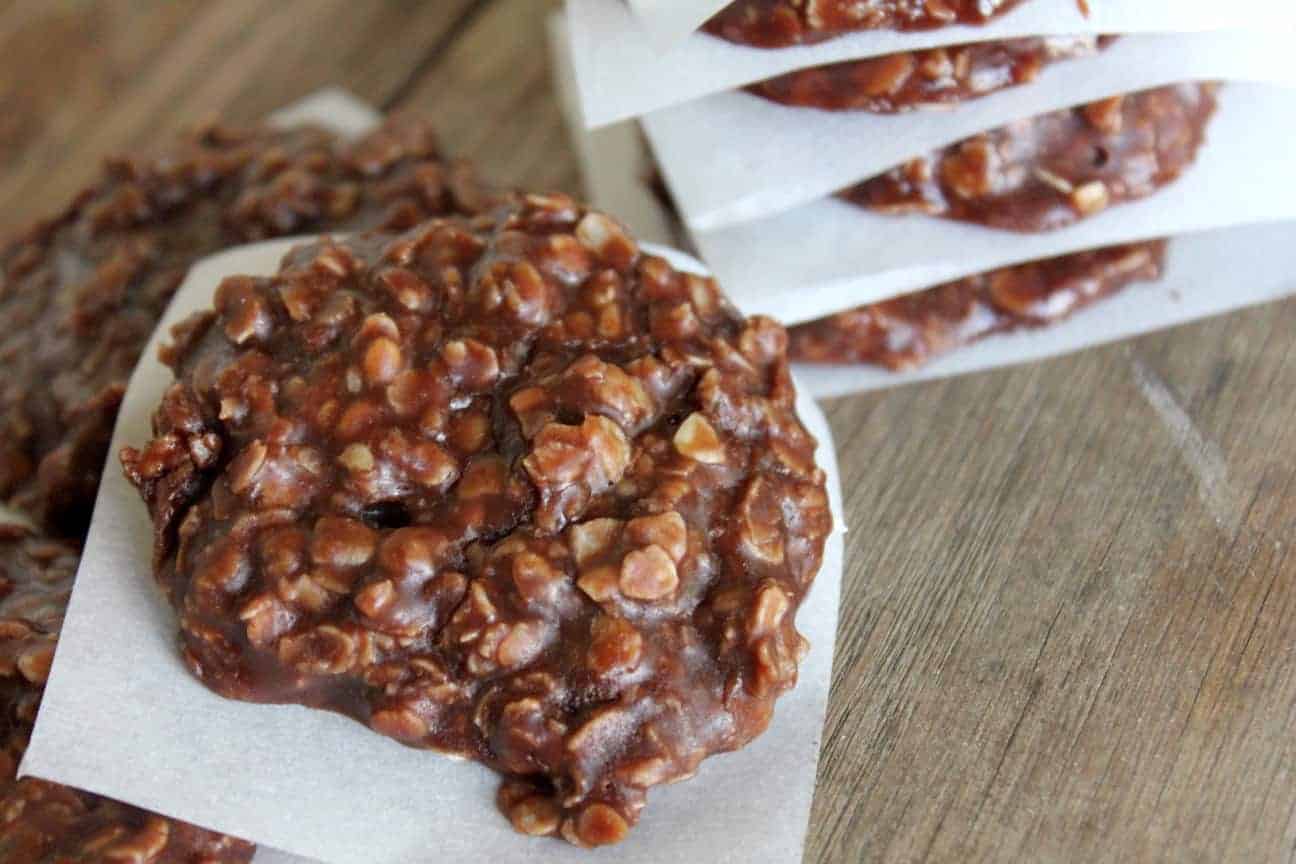 Vegan No-Bake Cookies - The Frugal Farm Wife