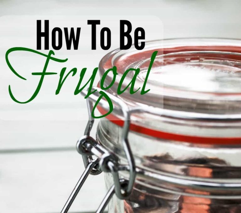 How To Be Frugal