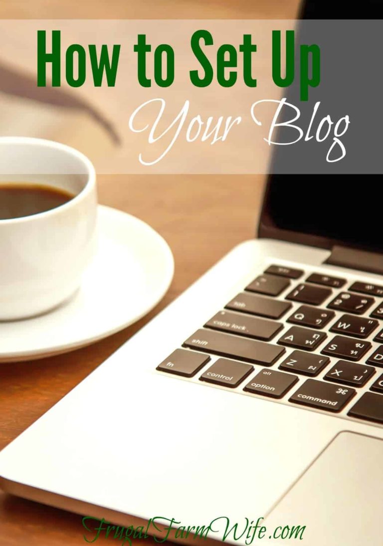 How To Set Up Your Blog