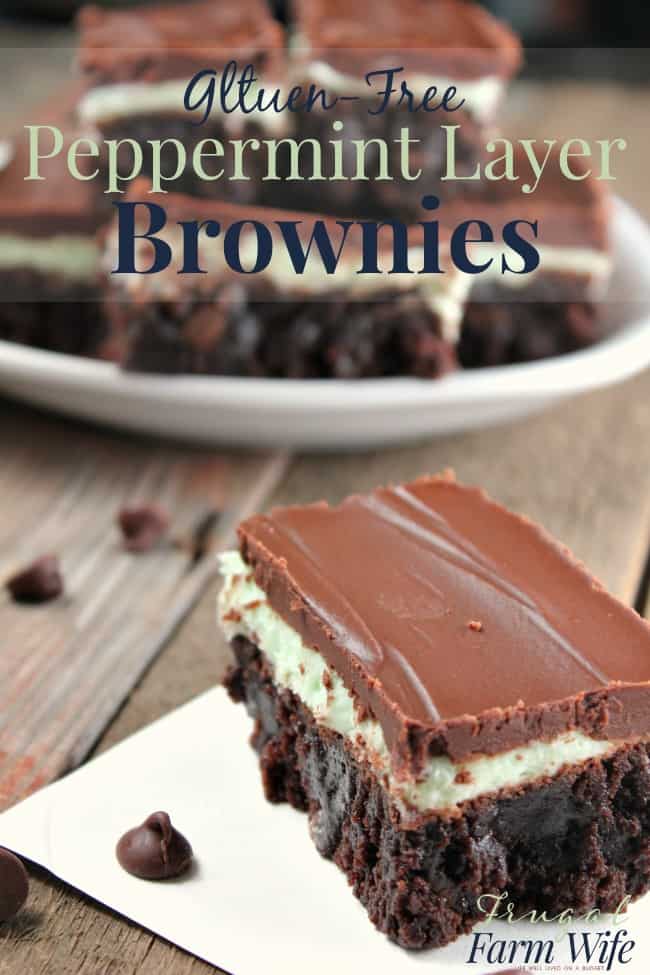 Gluten-Free Peppermint Brownies