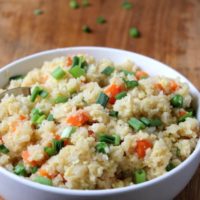 Super easy cauliflower fried rice