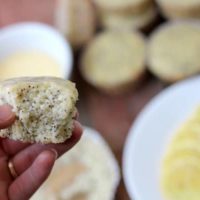 grain-free poppyseed muffins