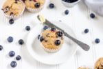 blueberry banana muffins, gluten-free