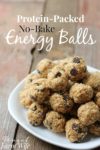 These protein-packed no-bake energy balls are the perfect snack for school lunch boxes and road trips!