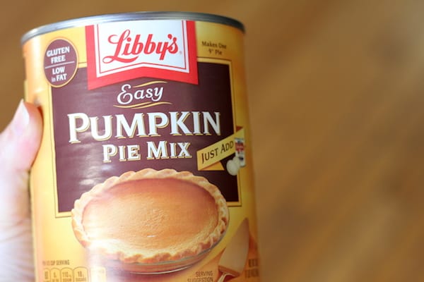 pumpkin pie mix can