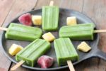tropical green smoothie pops