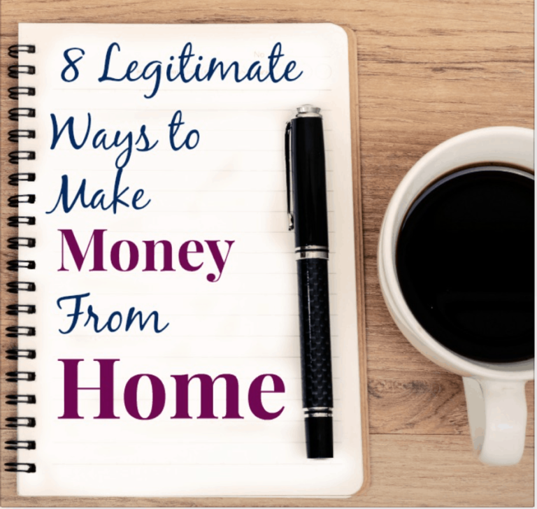 Legitimate Ways to Make Money From Home