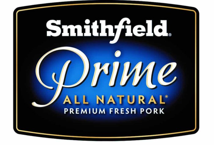 Image shows the Smithfield Prime All Natural Pork Logo