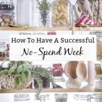 how to rock a no spend week