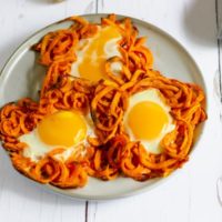 sweet potato egg-in-hole recipe