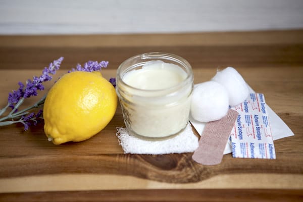 homemade antibacterial cream with essential oils