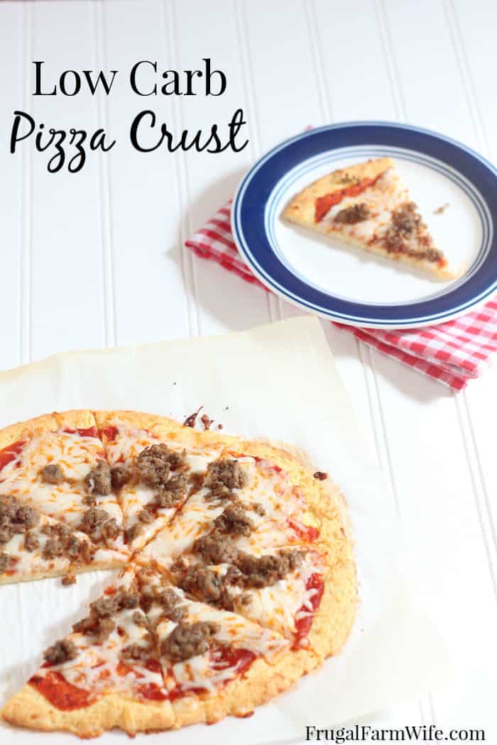 This low carb pizza crust has 2 grams of carbs per serving. Whaaaa?! So yummy!