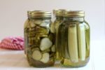 dill pickles in jars