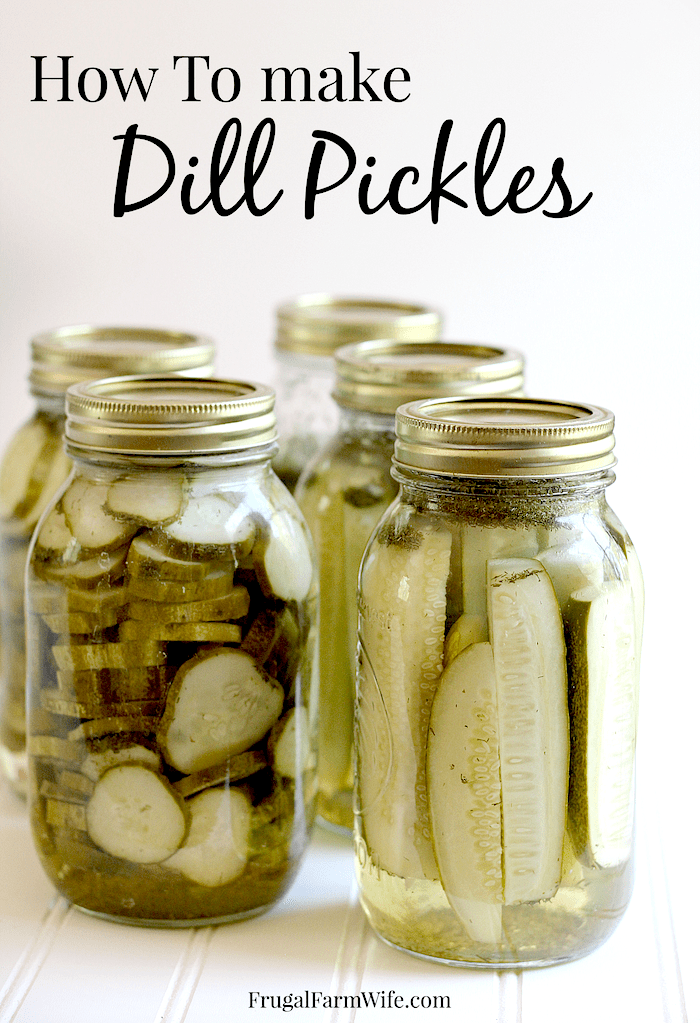This dill pickle recipe is what you need for all that garden bounty this summer!