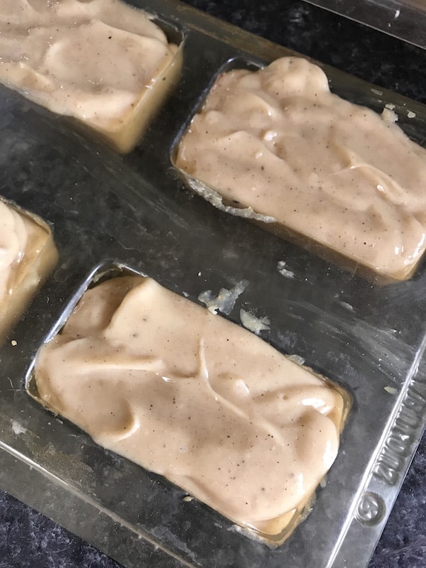 fall spice soap in molds