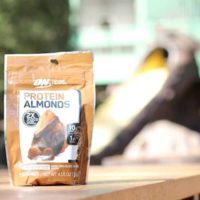optimum nutrition chocolate protein almonds