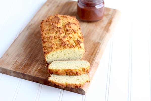 homemade loaf of coconut flour bread