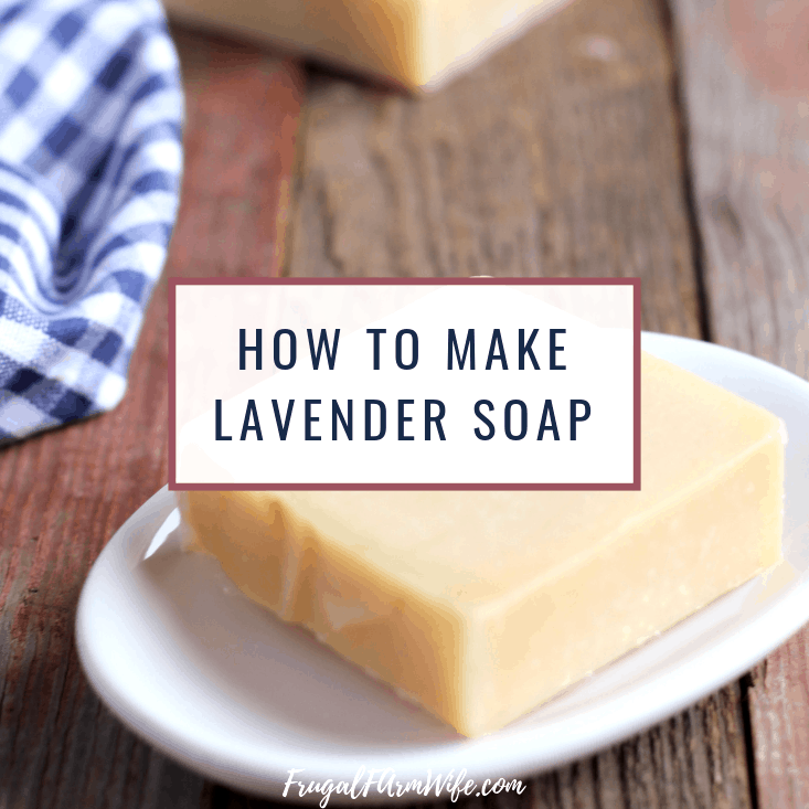 homemade lavender soap recipe