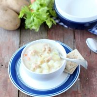 Gluten-free clam chowder - ready to eat in minutes!