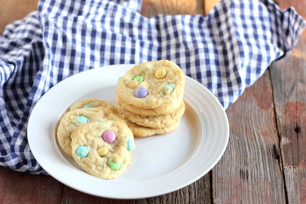 Gluten-free Easter M&M Cookies