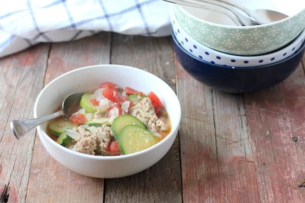 Summer Italian Zucchini Soup