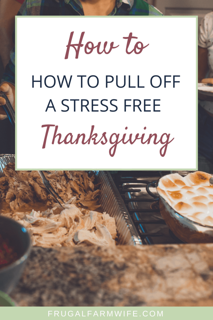 If you're stressed out about hosting thanksgiving, read this!