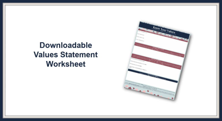 Values Statement Worksheet