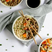 Healthy Egg Roll in a Bowl recipe